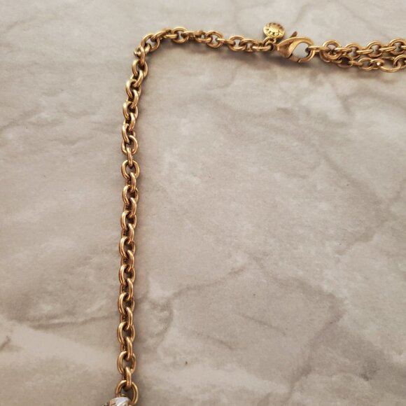 ✨ J.Crew Rhinestone Crystal Cluster Statement Bridal Wedding Necklace ✨ - Picture 2 of 16